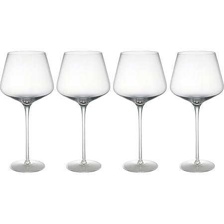 Habitat Hamburg Set Of 4 Red Wine Glasses Amazon Co Uk Kitchen