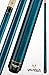 Viking Valhalla 100 Series No Wrap 2 Piece 58” Pool Cue Stick VA103 (21oz, Blue)