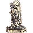 Merlion Singapore Fridge Magnet World City 3D Metal Strong Souvenir Tourist Gift Chinese Magnet Hand Made Craft Creative Home and Kitchen Decoration Magnetic Sticker (Singapore)