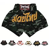 Twins Special Muay Thai Boxing Shorts (Army Green L)