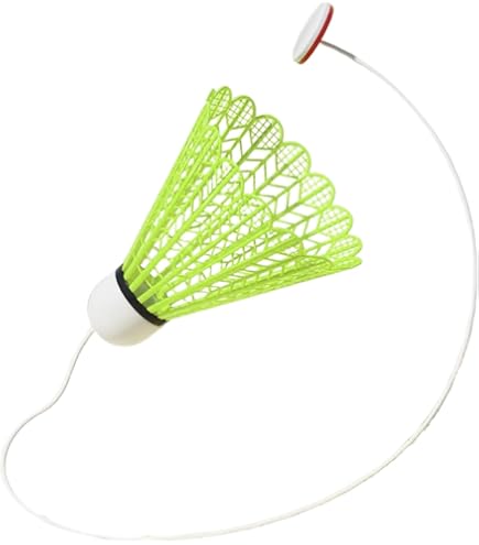 Badminton Rebound Trainer For Solo Practice - Adjustable Self Practice Device For Indoor Training