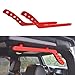DIYTuning New Aluminum Grab Handles GraBars for Jeep Wrangler 2007-2017 2 4 Door (Rear Red)