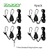 2-Pairs Zazzy 1/8 inch Adjustable Grow Light Hangers Rope Clip Hanger Ratchet for Growing Tent