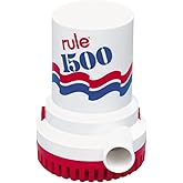 Rule 02 Bilge Pump, High-Performance 1500GPH, 12V, Submersible