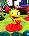 PAC-MAN 22 Piece Birthday CAKE Topper Set Featuring Random Pac-Man Figures and Decorative Themed Accessories, Figures Average 1
