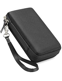 Diseñado Carcasa protectora para Kodak Mini Mobile WiFi y NFC Printer, también para PICkit M2 Portable Photo Printer, nuevos LG Pocket Photo Printer 3 pd251, bolsillo de malla para papel fotográfico y cable, Negro