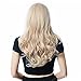 Lady Miranda Blonde Mixd Ash Blonde Wig High Density Heat Resistant Synthetic Hair Weave Full Wigs for Women (Blonde&ash Blonde