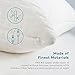 Pillows for Sleeping, CertiPUR-US, Registered with FDA Shredded Memory Foam Pillow with Thickened Foam Pillowcase for Neck Pain Relief, Side Back Stomach Sleeper, Hypoallergenic by Sable, Queen