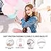Bluetooth Wireless Over-ear Stereo Headphones, Fetta 4 in 1 Upgrade Bluetooth Foldable Headsets with Micro Support SD/TF Card (Upgrade Rose Gold)