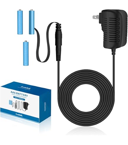 Adaptateur Secteur 3 V Lenink - Remplace 2 Piles AA - Compatible Thermostats Bosch, Homematic IP, Eve Thermo, Guirlandes LED, Etc.