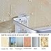 Hawsam No Drilling Bathroom Shelves, Aluminum 2 Tier Shower Shelf Caddy Adhesive Storage Basket for Shampoo