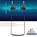 Bluetooth Headphones, Wireless Earphones in Ear Sports Earbuds with Built in Mic Stereo Sweatproof Noise Cancelling Headsets for Gym (8 Hours Play Time Sweatproof with IPX5 CVC 6.0 Max Compatibility)