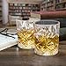 Elegant Whiskey Glass Set of 2 in a Spectacular Gift Box by Regal Trunk & Co. | 10 Oz Old Fashioned Lead Free Whiskey Glasses Set for Whisky Bourbon Scotch or Rum | Perfect Gift | Diamond Cut Design