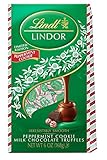 Lindt Lindor Christmas Limited Edition Peppermint Cookie Milk Chocolate Truffles 6 oz