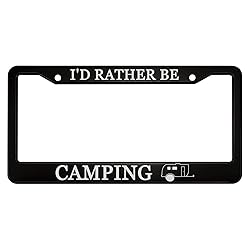 oFloral I'd Rather Be Camping Aluminum Alloy