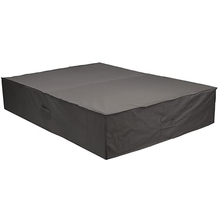 Patio Watcher 108 Inches Patio Furniture Cover Durable Water Resistant Outdoor Furniture Sets Cover with Secure Buckle Straps, Grey