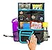 Hi-tec Car Organizer for Back Seat, Multi-Pocket Travel Storage Bag, Kids Toy Storage, Travel Accessories Back Seat Organizer for Baby and Child (Blue)