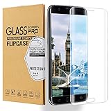 Galaxy S8 Screen Protector,Flipcase Galaxy S8 Tempered Glass, [Full Screen Coverage][Case Friendly][Anti-Scratch]Screen Protector for Samsung Galaxy S8