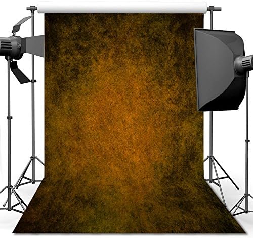 ANVOT Photography Backdrop, 5x7 ft Retro Art Yellow Portrait Backdrop For Studio Props Photo Backdrop