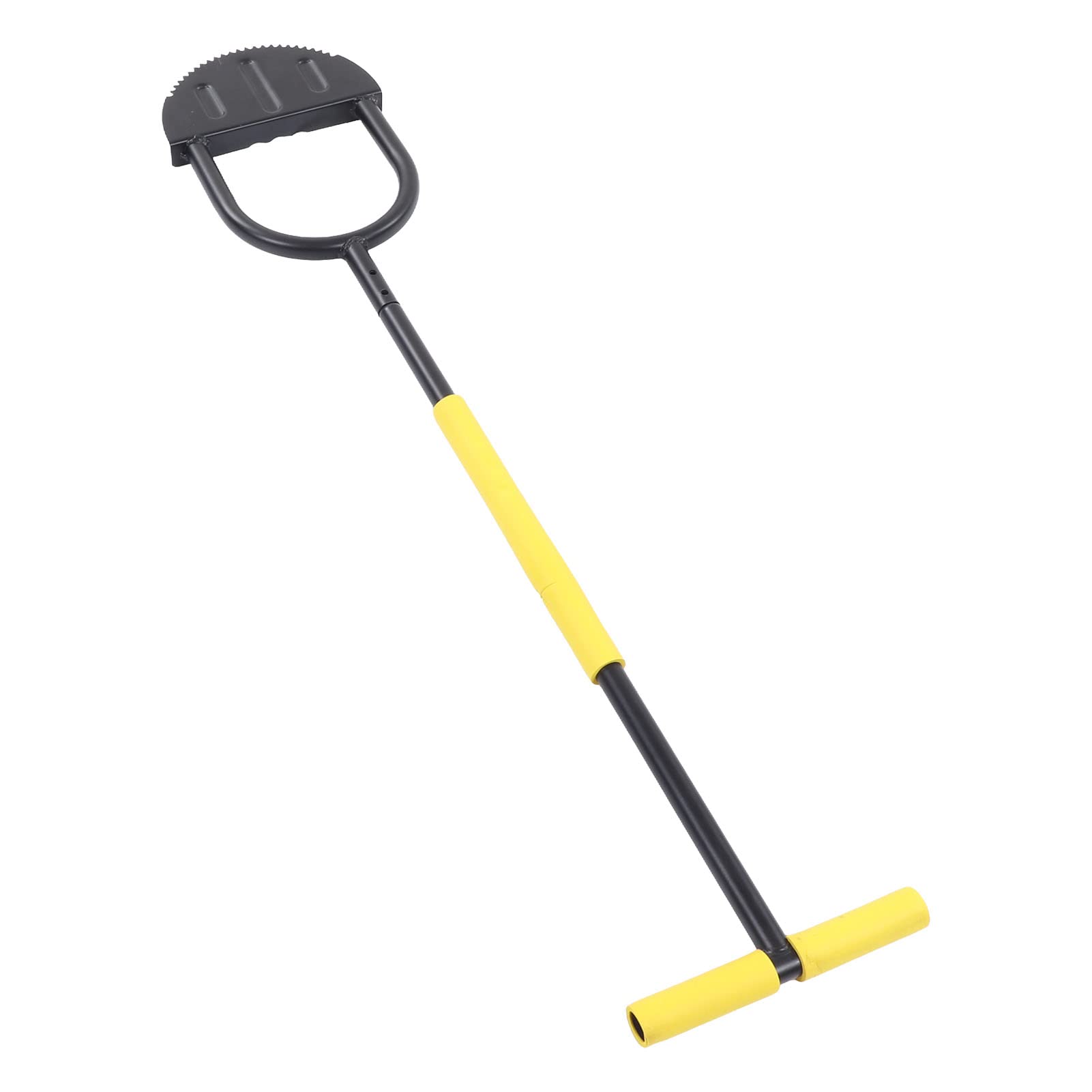 Manual Cutting Edge Shovel, Saw Tooth Edger Half Moon Lawn Edger Sidewalk Grass Long Handled Step Edger for Garden Zoo, Hand Edgers