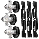 8TEN Blade Spindle Kit for MTD Cub Cadet RZT50 ZT-50 742-04053C 918-04126B 918-04125B Troy-Bilt 50 Inch Deck