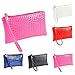 Ammazona Women Crocodile Leather Clutch Handbag Bag Coin Purse