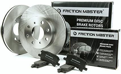 Friction Master Front Premium Brake Rotors and Ceramic Pads |FITS: 2006-2010 2011 HONDA CIVIC DX LX HYBRID REARDRUM EX