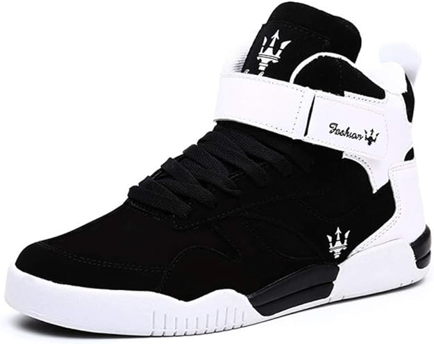 mens leather high top shoes