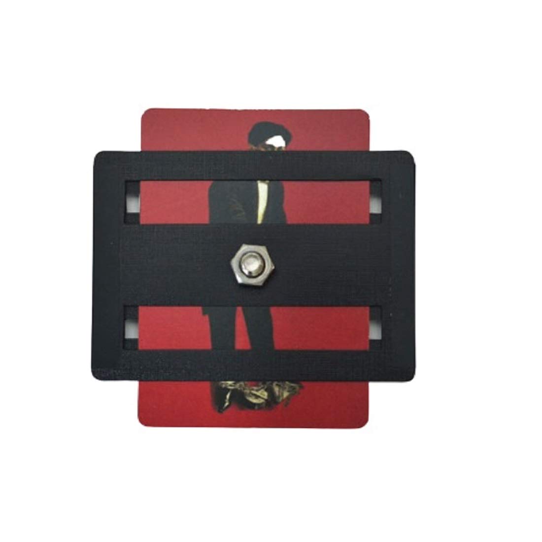 MilesMagic Magician's Houdini Bolt Escape Gimmick | Card Frame Nut Lock Unlock Impossible Mind Illusion | Stage Magic | Street Magic | Close Up Magic Trick