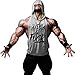 Gash Hao Muscle Hoodie Men Bodybuilding Stringer Workout Fitness Gym Tank Top Hooded