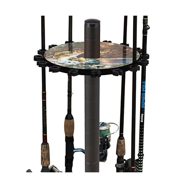 Rush-Creek-Creations-Bass-Round-16-Fishing-Rod-Storage-Rack