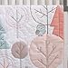 Carter's Woodland Meadow Forest/Deer/Owl 3 piece Nursery Crib Bedding Set, Peach/Aqua/White
