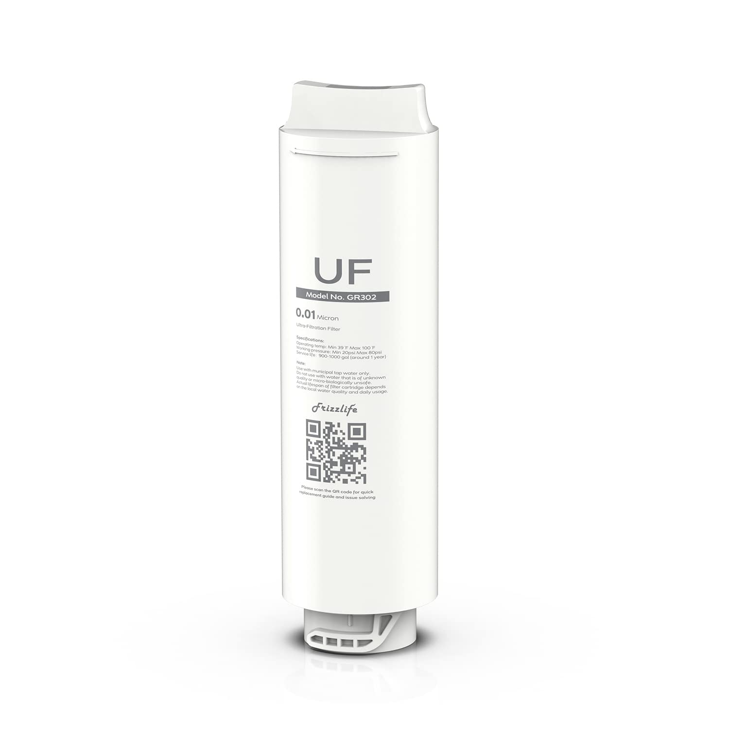 Frizzlife GR302 Replacement Filter Cartridge (UF) for GX99 Ultra-Filtration Water Filter
