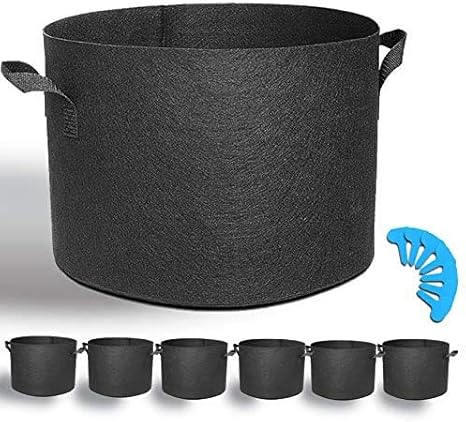 EACHON 7 Gallon 7-Pack Fabric Grow Pots 