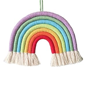 luosh Nordic handgeweven boho regenboogkwast touw kinderkamer decoratie hanger