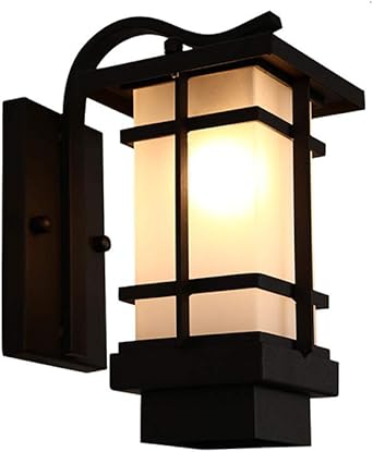 Skingk Neue Chinesische Schmiedeeisen E27 Wandleuchte Wandleuchte Im Chinesischen Stil Klassische Aussenleuchte Wasserdicht Retro Gang Japanischen Zen Aussenbalkon Wandleuchte Garten Aussenwand Lanten Amazon De Beleuchtung
