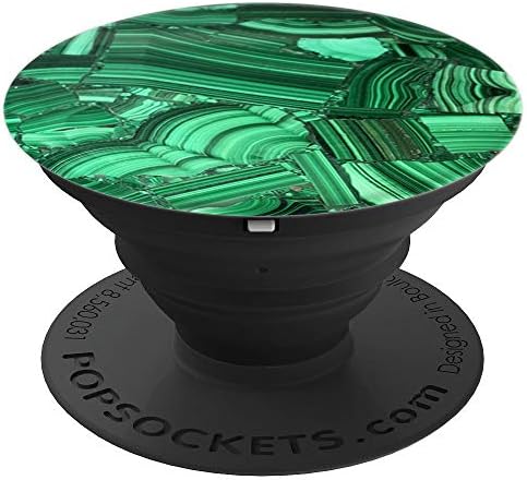 Green malachite - PopSockets Grip and Stand for Phones and Tablets