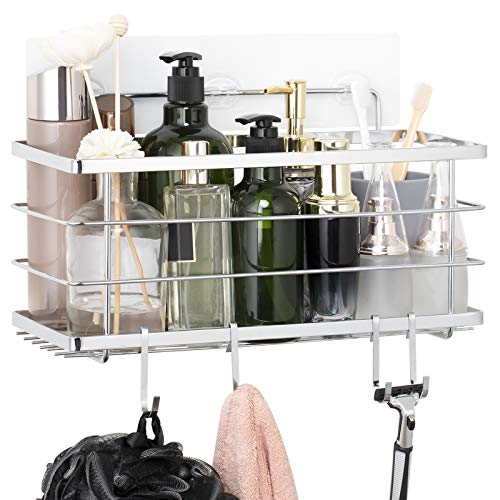 SMARTAKE Deep Shower Caddy, Rustproof SUS304 Deep Basket Shelf with