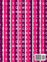 Word Search Puzzle Book For Adults: Large Print