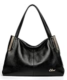 CLUCI Leather Handbags Designer Tote Purse Satchel Shoulder Bag for Women