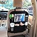 AutoMuko Car Organizer iPad and Tablet Holder with Car Seat Organizer - Touch Screen Pocket for Android & iOS Tablets up to 9.5