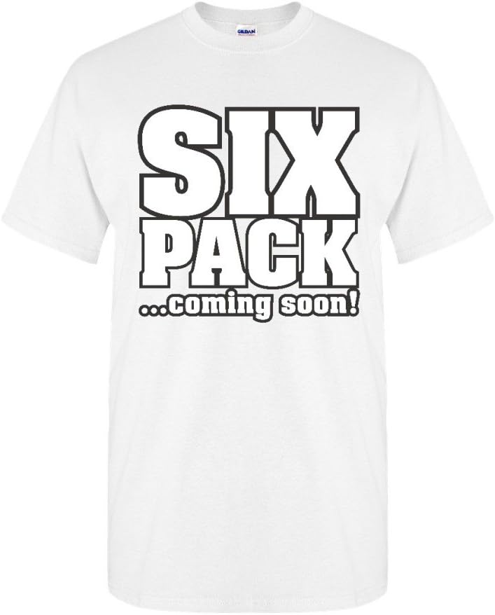 Artix Six Pack Coming Soon Men's T-Shirt Gym Workout Shirts White