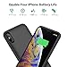 Battery Case for iPhone Xs/X /10, HETP 6500mAh Protective Charging Case for iPhone X Rechargeable Extended Battery Pack for iPhone Xs Charger Cover Apple Portable Power Bank (5.8 inch) - Black