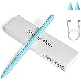 Stylus Pens for Touch Screens, Universal Fine Point iPad Pencil with Magnetic Adsorption Compatible with iPhone/iPad/Samsung/Android/Tablet & Other Touch Screens (Blue)