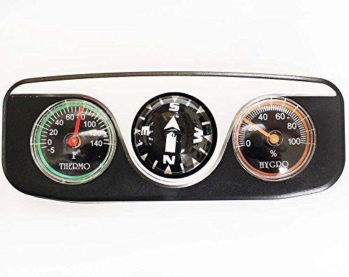 image for ToolUSA 3 In 1 Compass, Thermometer, and Hygrometer All In One Unit-Me