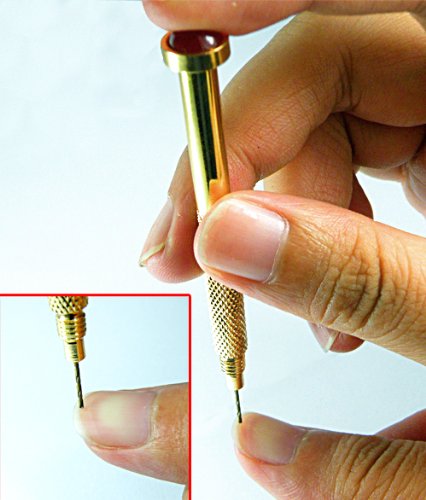 2x Nail Art Piercing Hand Drill Tool Tips Dangle Pierce