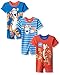 Disney Baby Tigger Rompers, Blue, 12 Months (Pack of 3)
