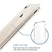LUVVITT [Clear Grip] Soft Slim Flexible TPU Back Cover Transparent Rubber Case for Apple iPhone 8 (2017) - Clear