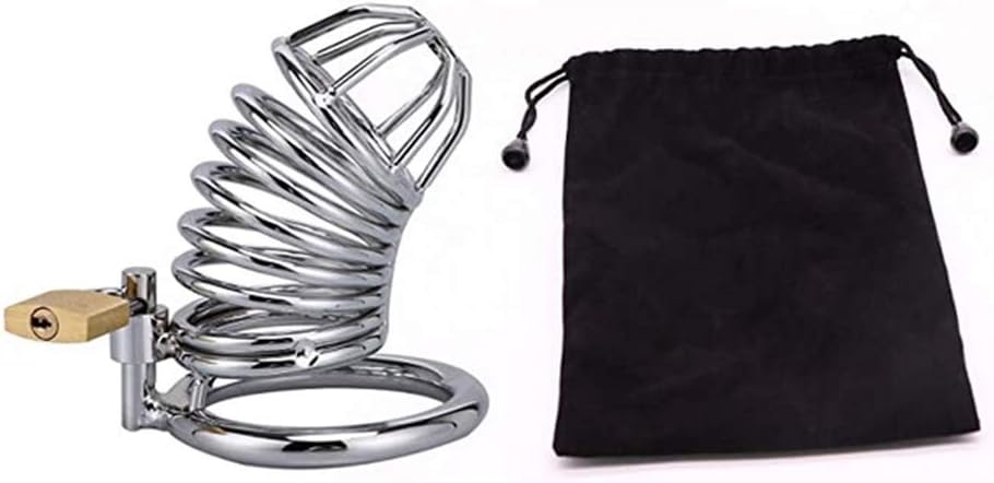 rgfhtyrgyh Men's Metal Lock Body Cosplay Equipment Control Cage The Gift - Image 5