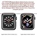 [8 Pack] AnoKe for Apple Watch iWatch 38mm / 40mm Screen Protector (Series 6/SE/5/4 Series 3/2/1),Liquid Skin [Max Coverage] Curved Edge Case Band Friendly Lifetime Replacement Warranty 38mm /40mm